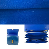 Céline Box Bag Medium aus Leder in Blau