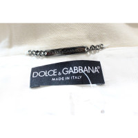 Dolce & Gabbana Jacke/Mantel aus Wolle in Weiß