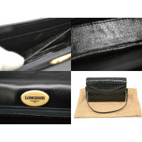 Longines Handtasche aus Leder in Schwarz