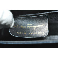 Salvatore Ferragamo Handtas Leer in Blauw