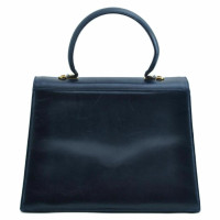 Salvatore Ferragamo Handtas Leer in Blauw