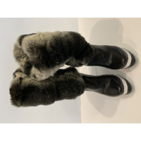 Walter Steiger Boots Fur in Black
