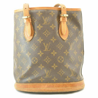 Louis Vuitton Bucket Bag aus Canvas in Braun