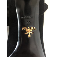 Prada Pumps/Peeptoes Suede in Black