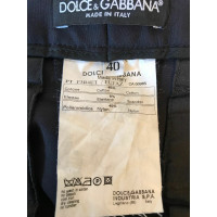 Dolce & Gabbana Hose aus Baumwolle in Schwarz