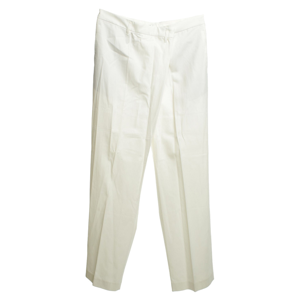 Gunex Pleated pants in white