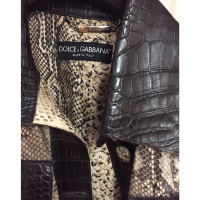 Dolce & Gabbana Jacke/Mantel aus Leder