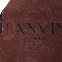 Lanvin Foulard en soie avec motif imprimé