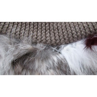 Diane Von Furstenberg Knitwear Fur in Grey