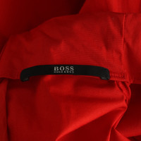 Hugo Boss Vestito in Cotone in Rosso