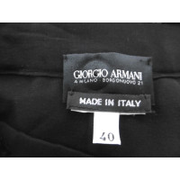 Giorgio Armani Trousers Silk in Black