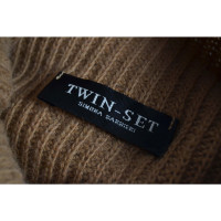 Twin Set Simona Barbieri Dress Wool in Ochre
