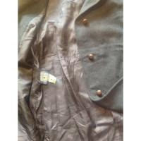 Burberry Jacke/Mantel aus Kaschmir in Grau
