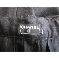 Chanel Hose aus Wolle in Grau