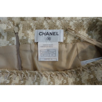 Chanel Rock aus Seide in Creme