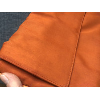 Strenesse Blue Clutch Bag Canvas in Orange