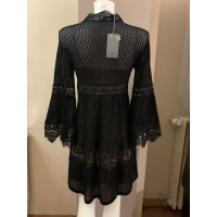 Alberta Ferretti Kleid aus Baumwolle in Schwarz