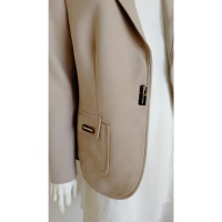 Luisa Spagnoli Jacke/Mantel aus Wolle in Beige