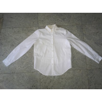 Mm6 By Maison Margiela Top Cotton in White