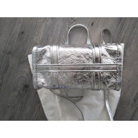 Balenciaga Shoulder bag Leather in Silvery