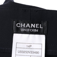 Chanel Uniform Pantalon en bleu foncé