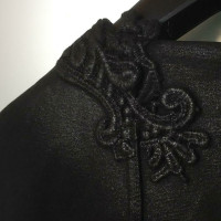 Ermanno Scervino Kleid aus Viskose in Schwarz