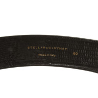 Stella McCartney Cintura con rettile goffratura