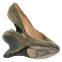 Salvatore Ferragamo Wedges aus Wildleder