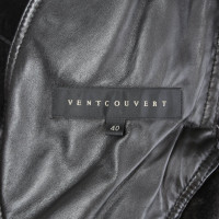 Vent Couvert Jacket/Coat Suede in Black