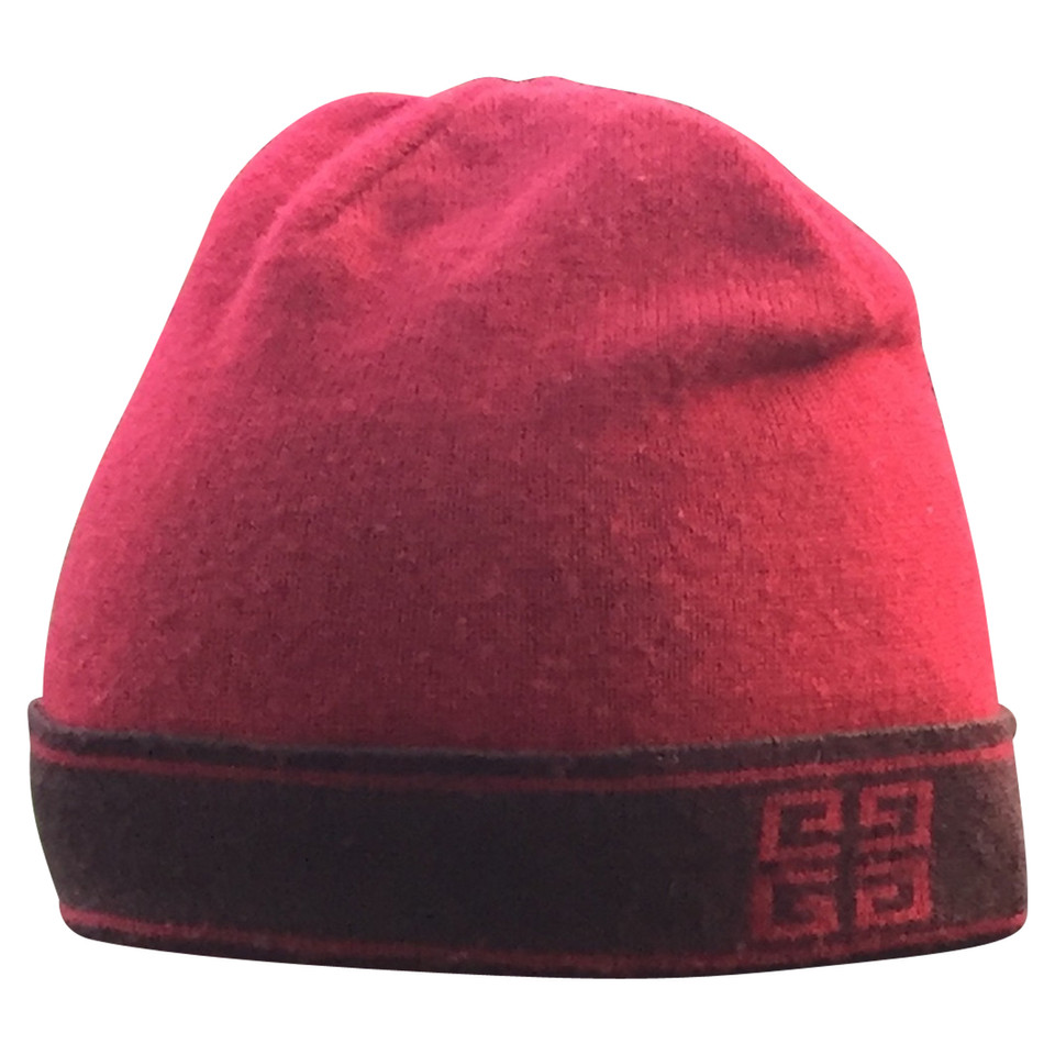 Givenchy Hat/Cap Wool in Bordeaux