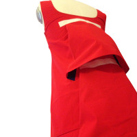 Jil Sander robe rouge
