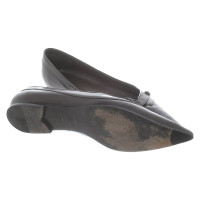 Hugo Boss Chaussons/Ballerines en Cuir en Gris