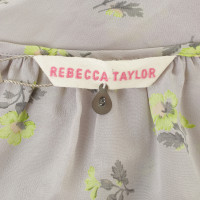 Rebecca Taylor Blusa in seta con motivo floreale