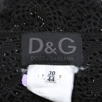 D&G Pizzo all'uncinetto Top