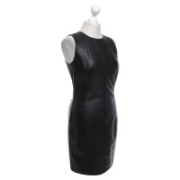 Armani Leren jurk in zwart