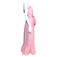 Lisa Marie Fernandez Kleid aus Leinen in Rosa / Pink