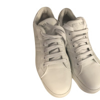Prada Sneaker in Pelle in Bianco
