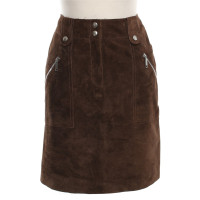 Céline Buckskin skirt in Brown