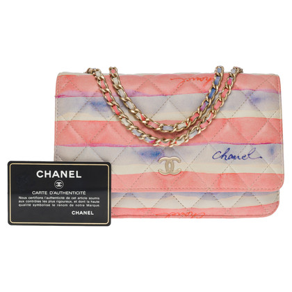 Chanel Sac à main en Cuir en Rose/pink