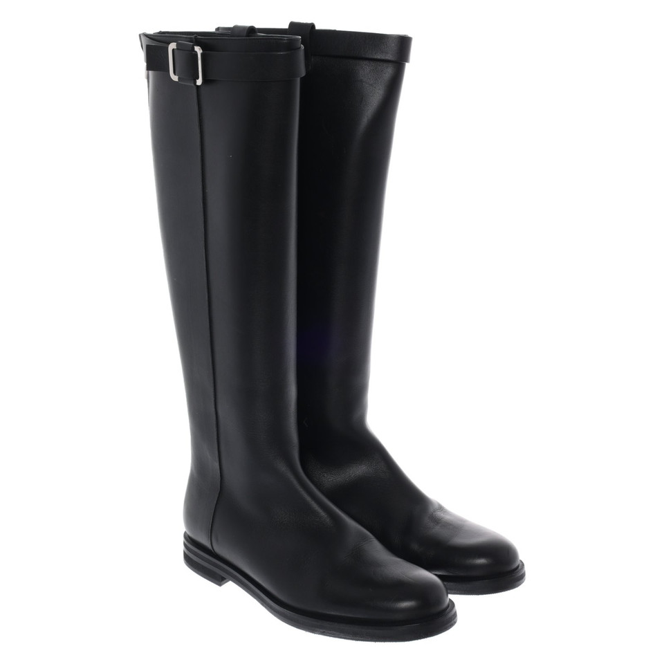 Loro Piana Boots Leather in Black