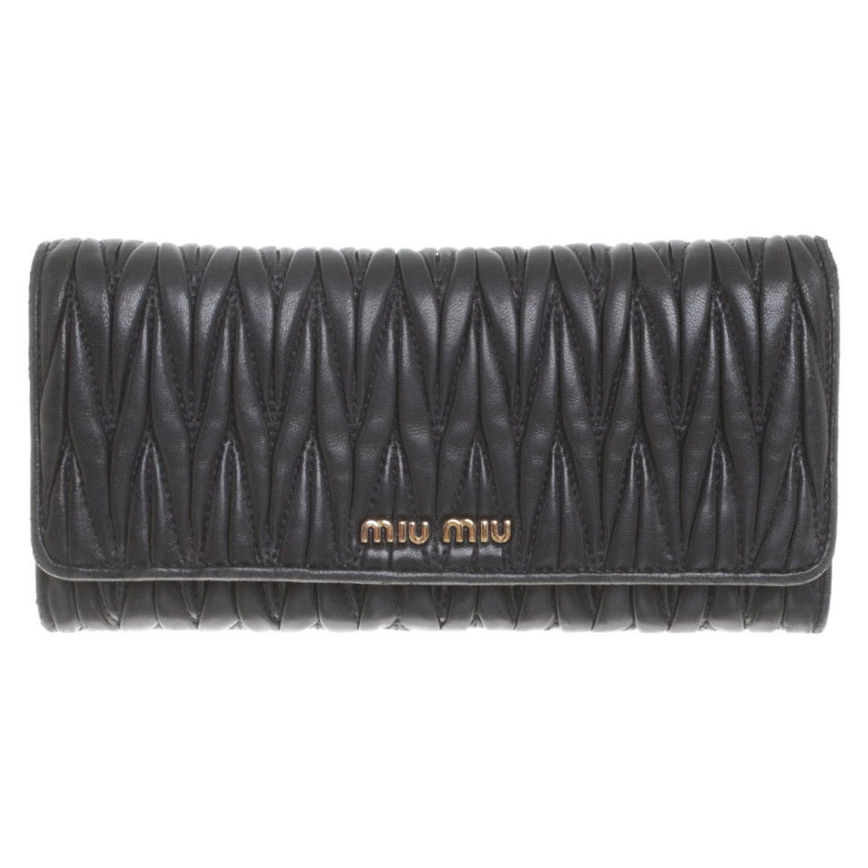 Miu Miu Bag/Purse Leather in Black