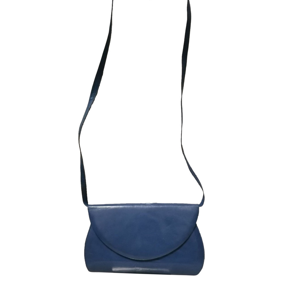 Charles Jourdan Borsa a tracolla in Pelle in Blu