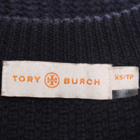 Tory Burch Gebreide trui in donkerblauw