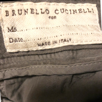 Brunello Cucinelli Paire de Pantalon en Gris