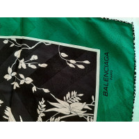 Balenciaga Scarf/Shawl Silk in Green