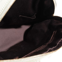 Yves Saint Laurent Handtasche aus Leder in Creme
