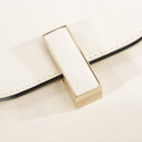 Valextra Umhängetasche aus Leder in Weiß