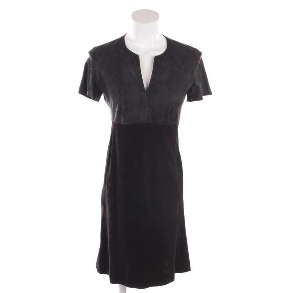 Balenciaga Robe en Cuir en Noir