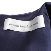 Victoria Beckham Top in blu scuro