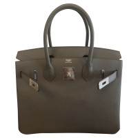 Hermès Birkin Bag 30 in Pelle in Grigio